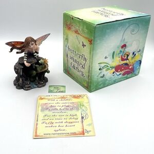 Nemesis‎ Now Tira Butterfly Winged Fairy Dragon Figurine W/ Box Item 8666